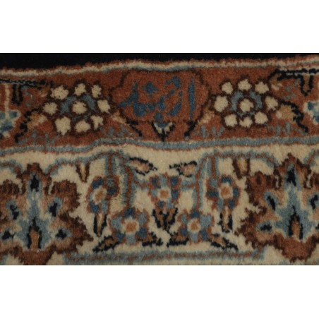 Tappeto Kerman Persia azzurro blu 393x525