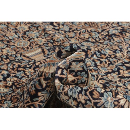 Tappeto Kerman Persia azzurro blu 393x525