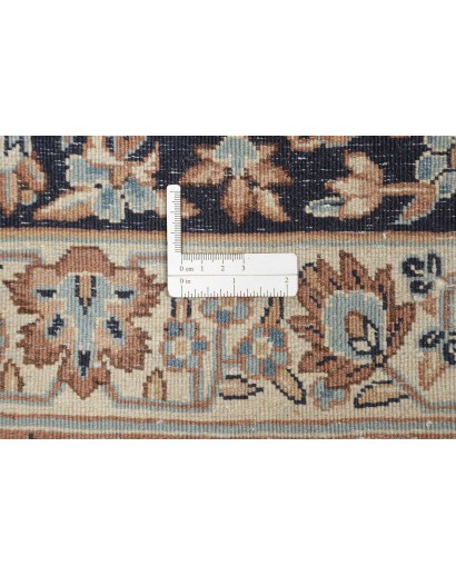 Tappeto Kerman Persia azzurro blu 393x525