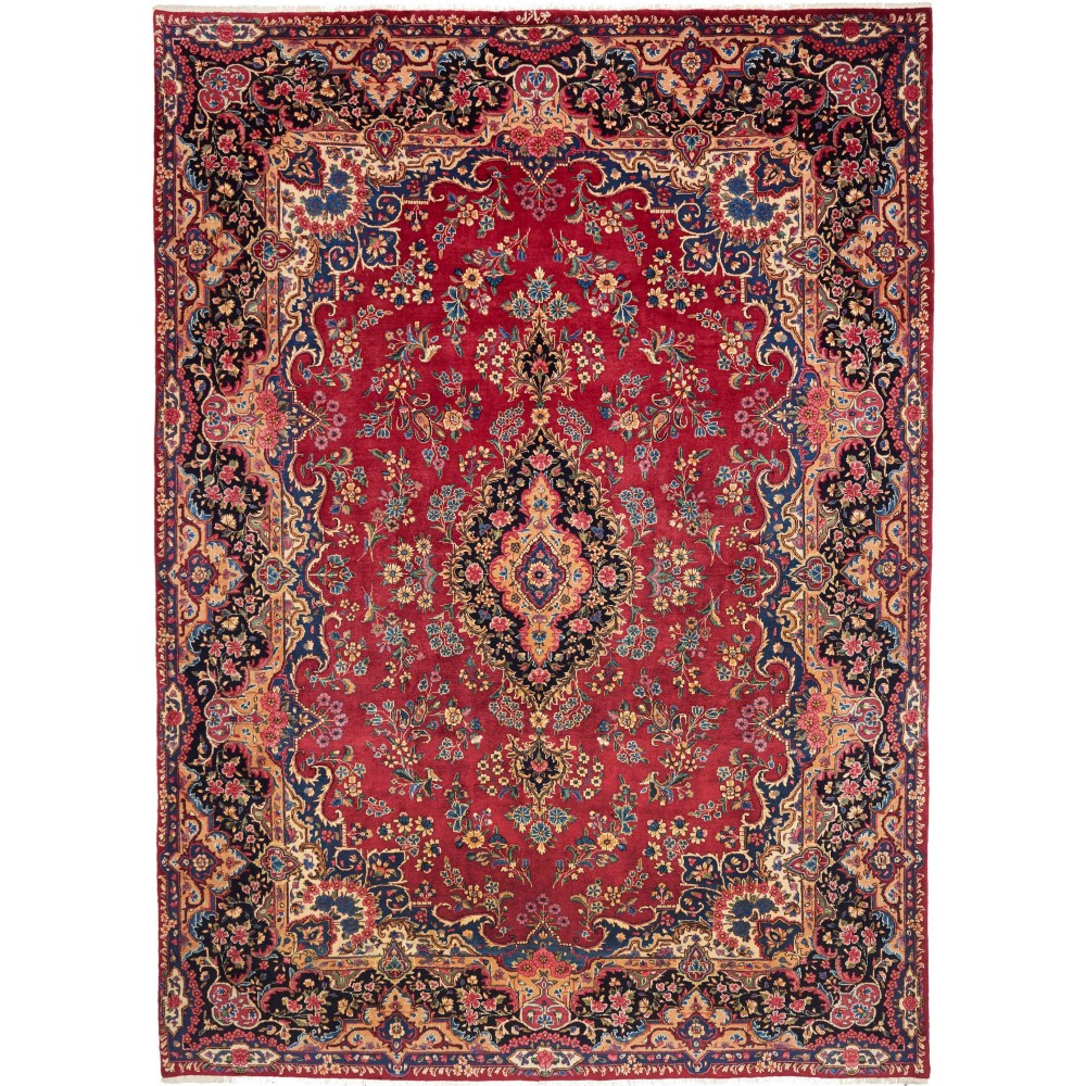 Tappeto Kerman Persia marrone grigio 246x340