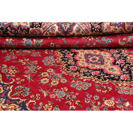 Tappeto Kerman Persia marrone grigio 246x340