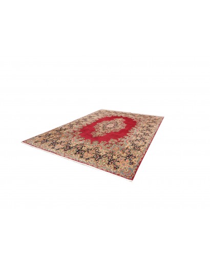 Tappeto Kerman Persia marrone grigio 253x344