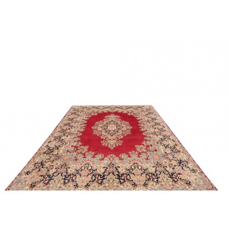Tappeto Kerman Persia marrone grigio 253x344