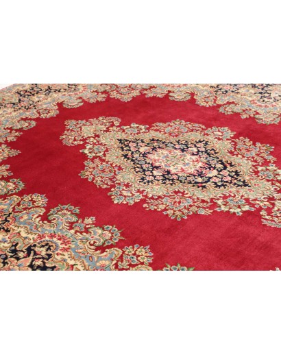 Tappeto Kerman Persia marrone grigio 253x344