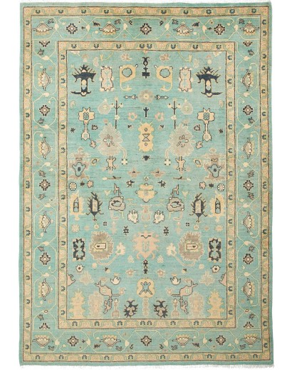 Tappeto Zigler Pakistan azzurro 167x239