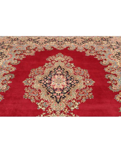 Tappeto Kerman Persia marrone grigio 253x344