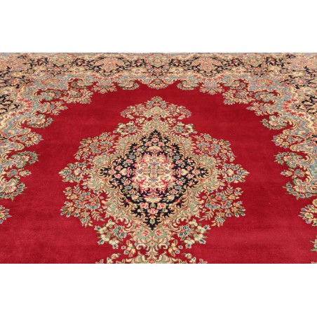 Tappeto Kerman Persia marrone grigio 253x344