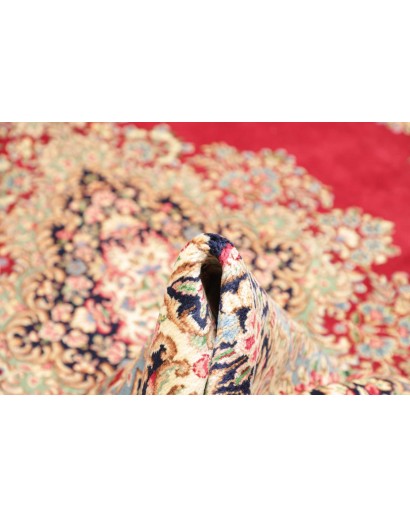 Tappeto Kerman Persia marrone grigio 253x344