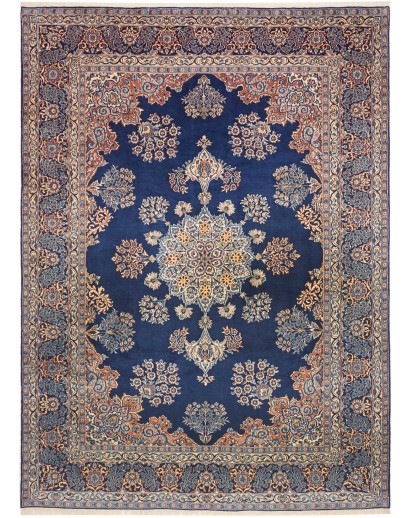 Tappeto Kerman Persia grigio giallo 257x350