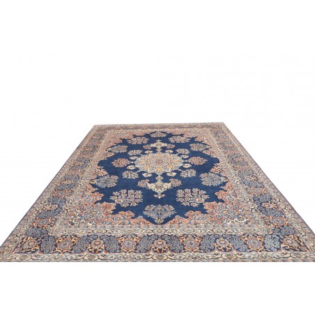 Tappeto Kerman Persia grigio giallo 257x350