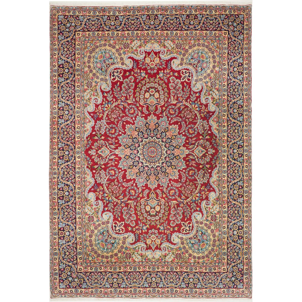 Tappeto Kerman Persia marrone grigio 245x362