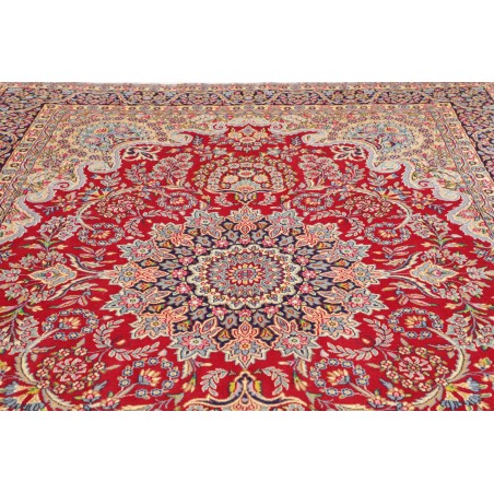 Tappeto Kerman Persia marrone grigio 245x362