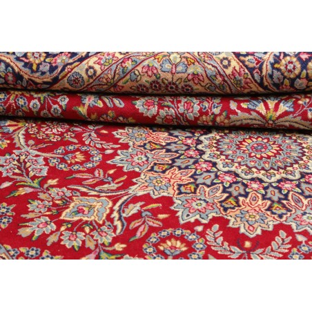 Tappeto Kerman Persia marrone grigio 245x362