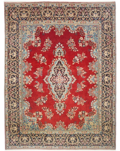 Tappeto Kerman Persia marrone 295x396