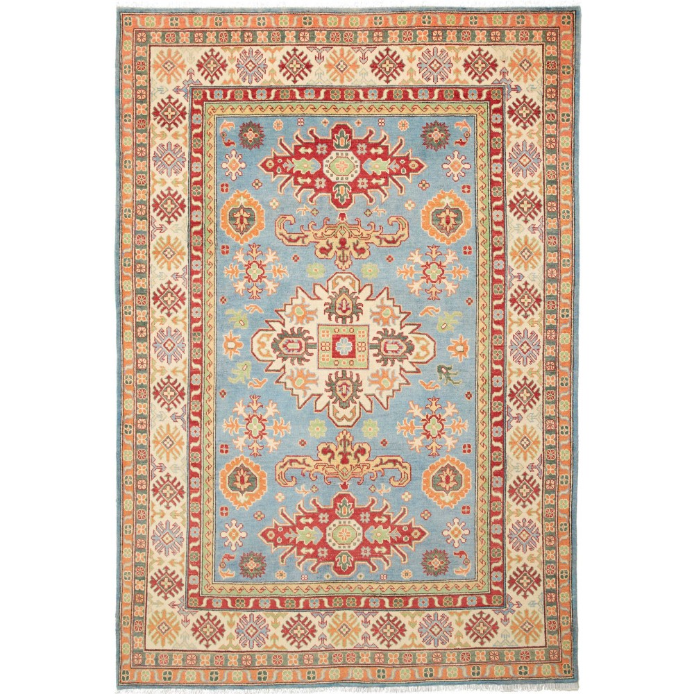 Tappeto Kazak Afghanistan marrone verde 164x243 Tappeto Kazak Afghanistan marrone verde 164x243