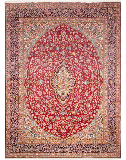 Tappeto Kerman Persia marrone 288x386