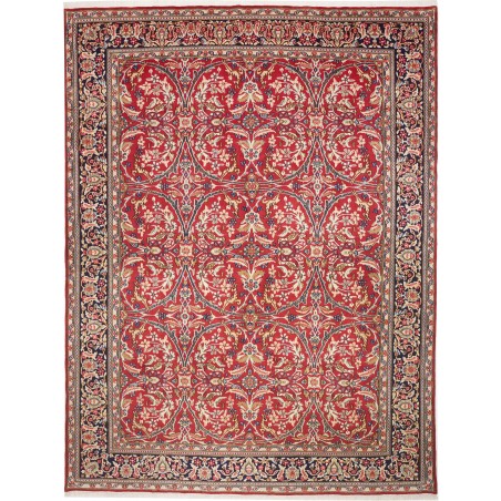 Tappeto Kerman Persia marrone giallo 288x380