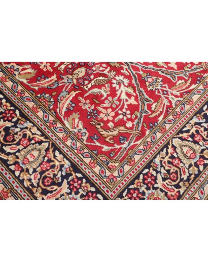 Tappeto Kerman Persia marrone giallo 288x380