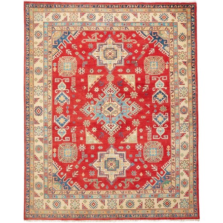 Tappeto Kazak Pakistan marrone grigio 236x295