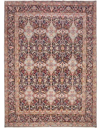 Tappeto Kerman Persia marrone 293x400