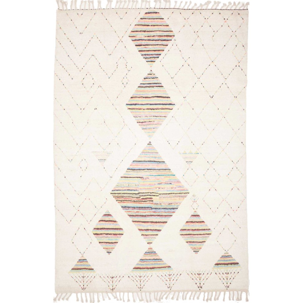 Tappeto beige azzurro 215x310