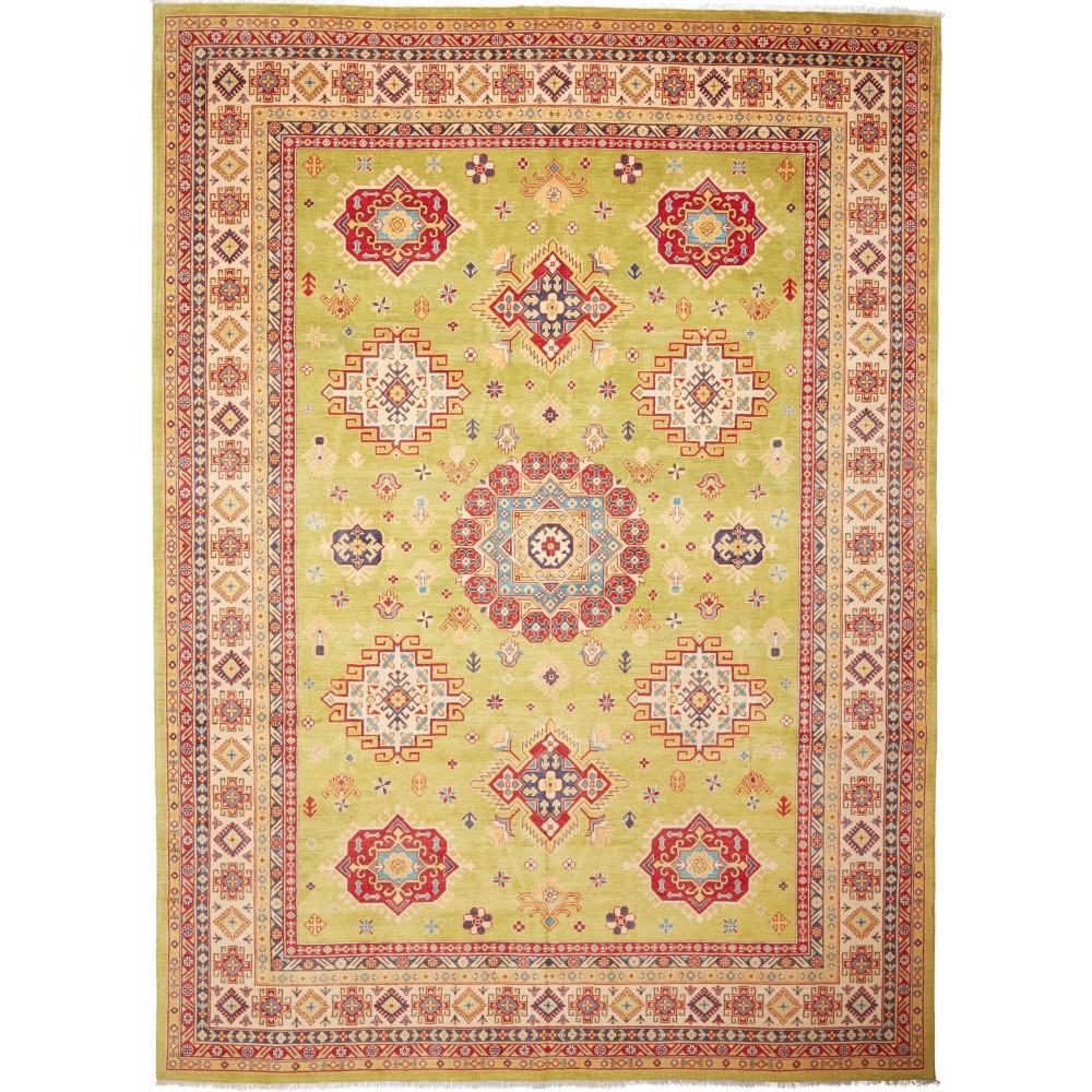 Tappeto Kazak Afghanistan marrone 308x422 Tappeto Kazak Afghanistan marrone 308x422