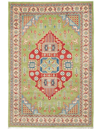 Tappeto Kazak Afghanistan marrone 124x185