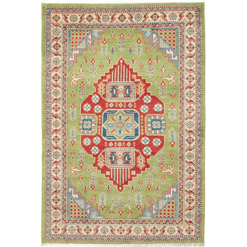 Tappeto Kazak Afghanistan marrone 124x185 Tappeto Kazak Afghanistan marrone 124x185