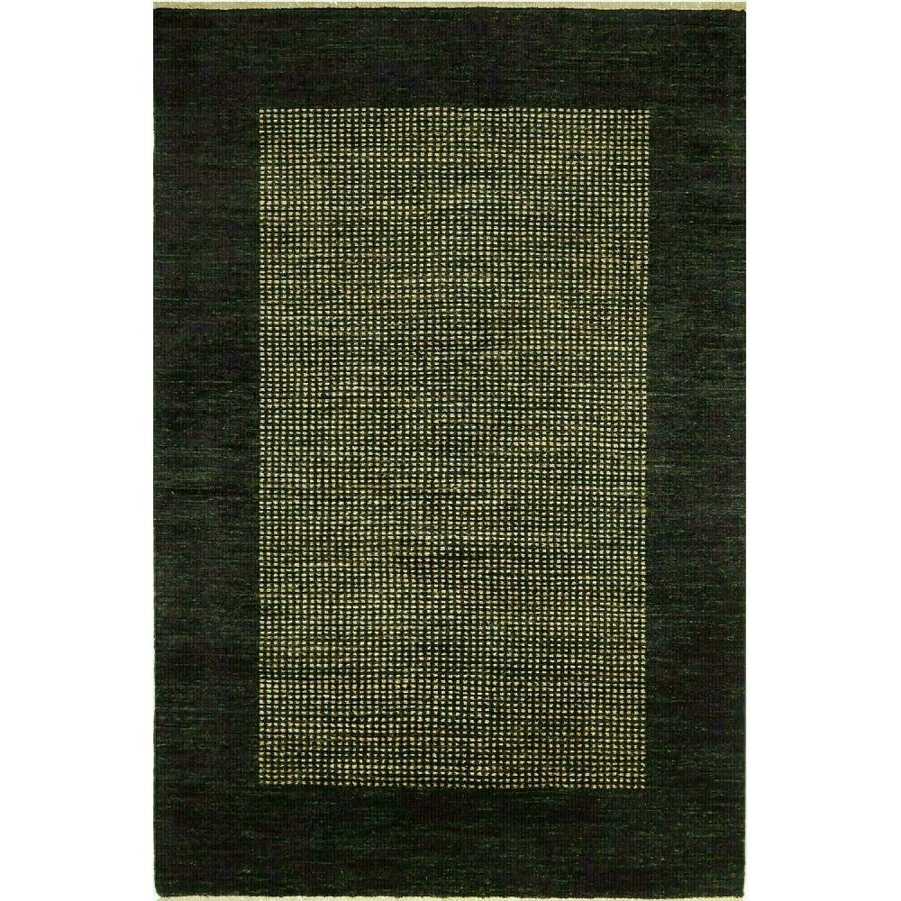 Tappeto Shayan Pakistan blu marrone 125x186 Tappeto Shayan Pakistan blu marrone 125x186