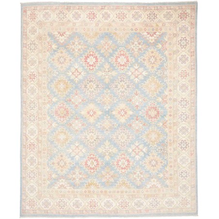 Tappeto Kazak Afghanistan bianco beige 246x298