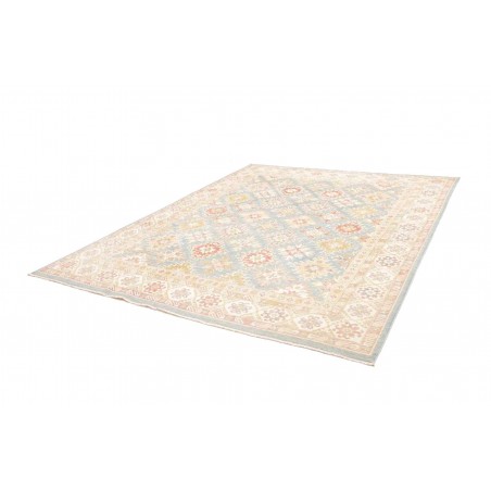 Tappeto Kazak Afghanistan bianco beige 246x298