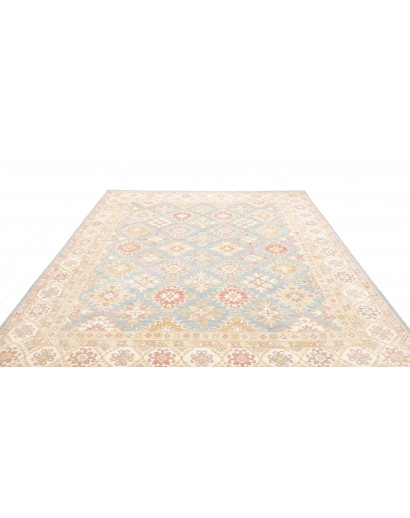 Tappeto Kazak Afghanistan bianco beige 246x298