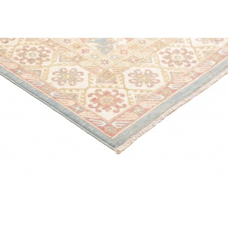 Tappeto Kazak Afghanistan bianco beige 246x298
