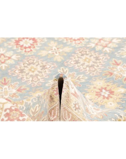 Tappeto Kazak Afghanistan bianco beige 246x298
