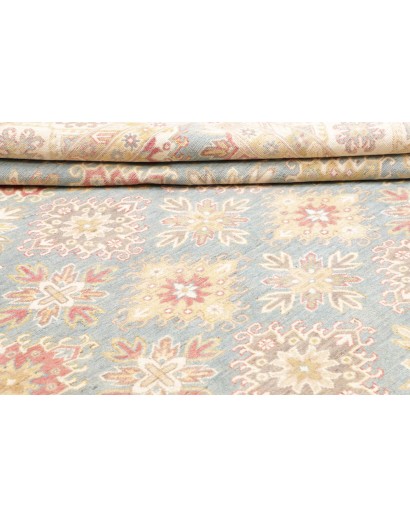 Tappeto Kazak Afghanistan bianco beige 246x298