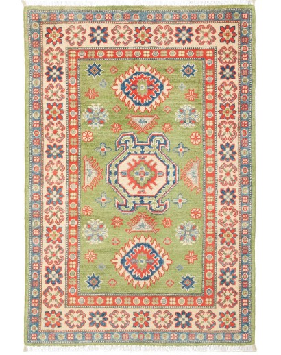 Tappeto Kazak Pakistan marrone bianco 81x122