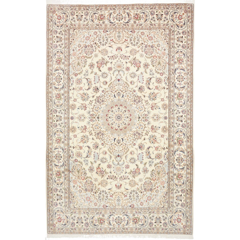 Tappeto Nain 9La Persia bianco grigio 203x319