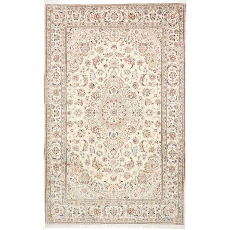 Tappeto Nain 9La Persia bianco grigio 203x319