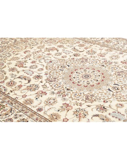Tappeto Nain 9La Persia bianco grigio 203x319