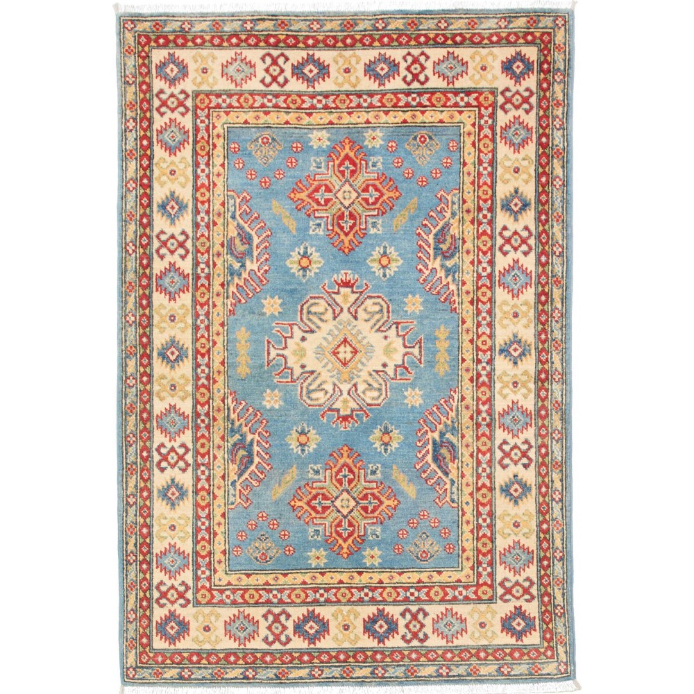 Tappeto Kazak Pakistan marrone 99x148 Tappeto Kazak Pakistan marrone 99x148