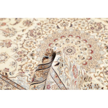 Tappeto Nain 9La Persia bianco grigio 203x319