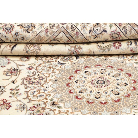 Tappeto Nain 9La Persia bianco grigio 203x319