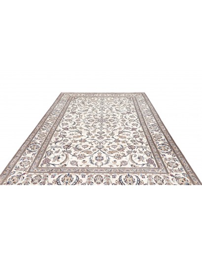 Tappeto Nain 9La Persia bianco azzurro 196x307