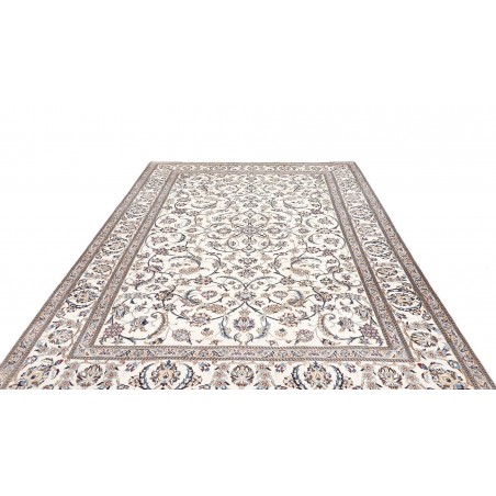 Tappeto Nain 9La Persia bianco azzurro 196x307