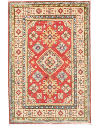 Tappeto Kazak Pakistan marrone rosso 103x152