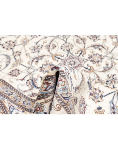 Tappeto Nain 9La Persia bianco azzurro 196x307