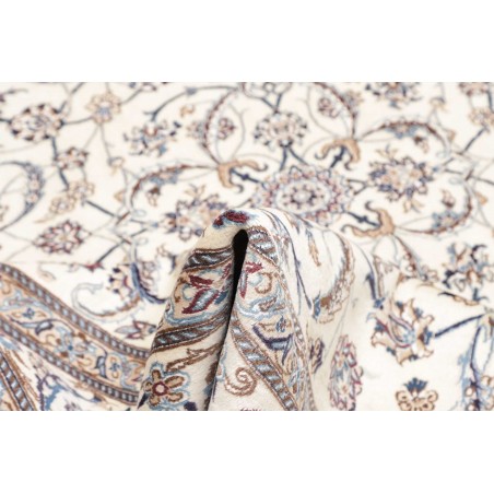 Tappeto Nain 9La Persia bianco azzurro 196x307