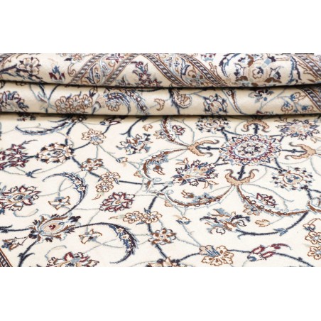 Tappeto Nain 9La Persia bianco azzurro 196x307