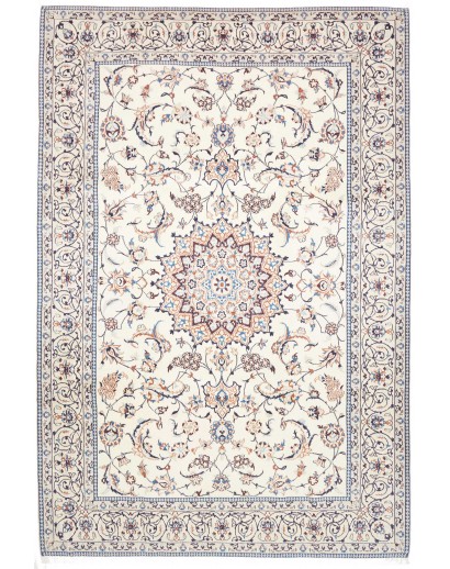 Tappeto Nain 9La Persia bianco azzurro 207x300