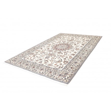 Tappeto Nain 9La Persia bianco azzurro 207x300